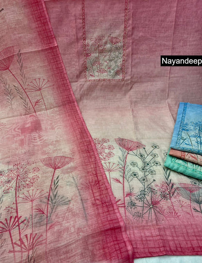 Krisha Nayandeep Linen Salwar Suits Manufacturer India