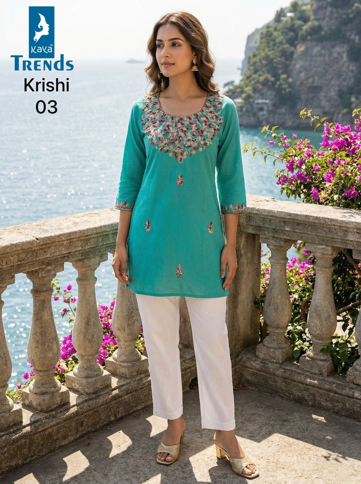 Krishi Kaya Trends Rayon Short Kurtis Wholesaler India