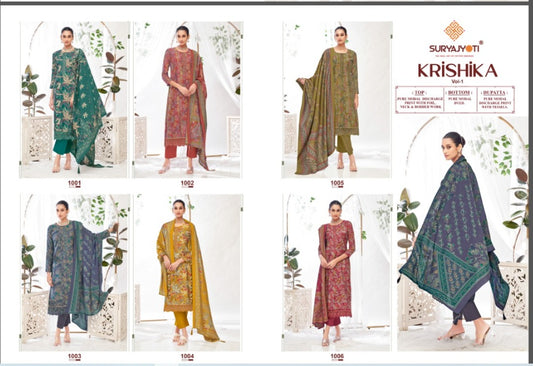 Krishika Vol 1 Suryajyoti Modal Pant Style Suits Wholesaler India