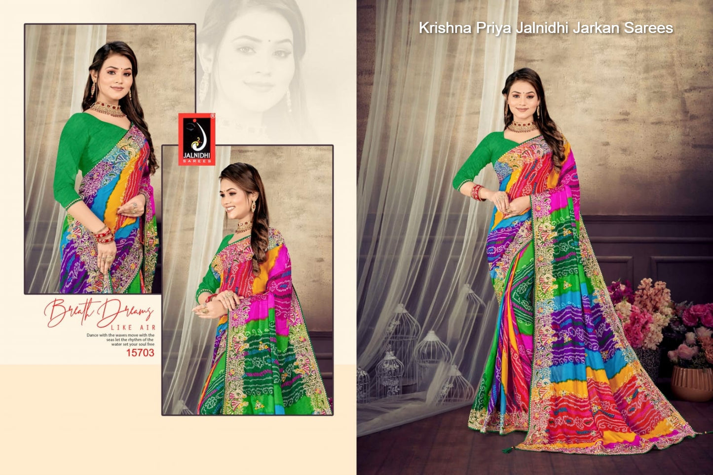 Krishna Priya Jalnidhi Georgette Sarees Exporter