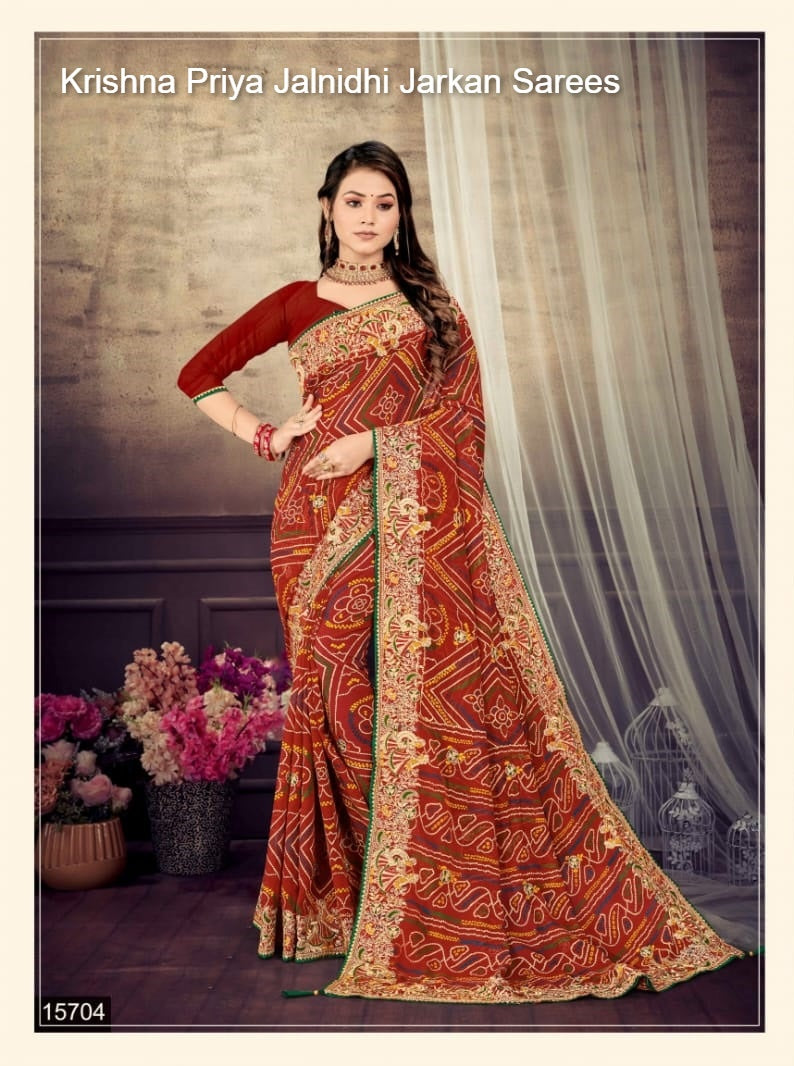 Krishna Priya Jalnidhi Georgette Sarees Exporter