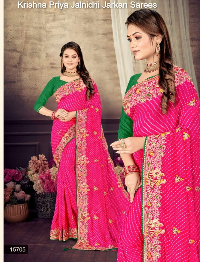 Krishna Priya Jalnidhi Georgette Sarees Exporter