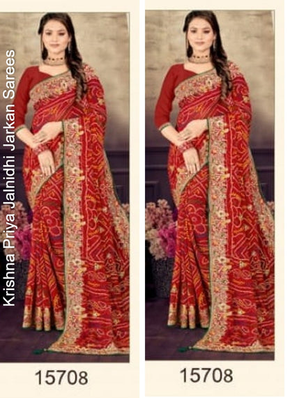 Krishna Priya Jalnidhi Georgette Sarees Exporter
