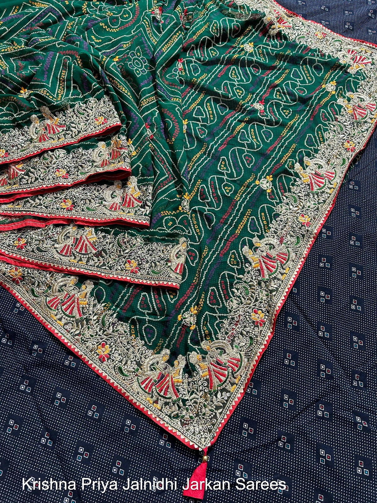 Krishna Priya Jalnidhi Georgette Sarees Exporter