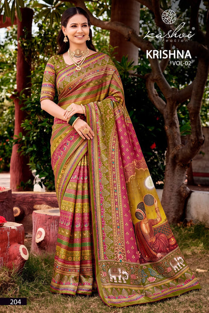 Krishna Vol 2 Kashvi Creation Sarees Exporter