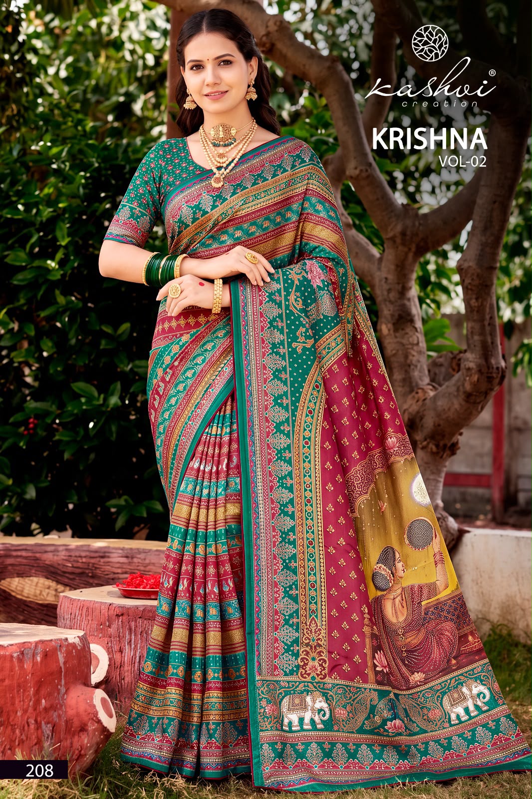 Krishna Vol 2 Kashvi Creation Sarees Exporter