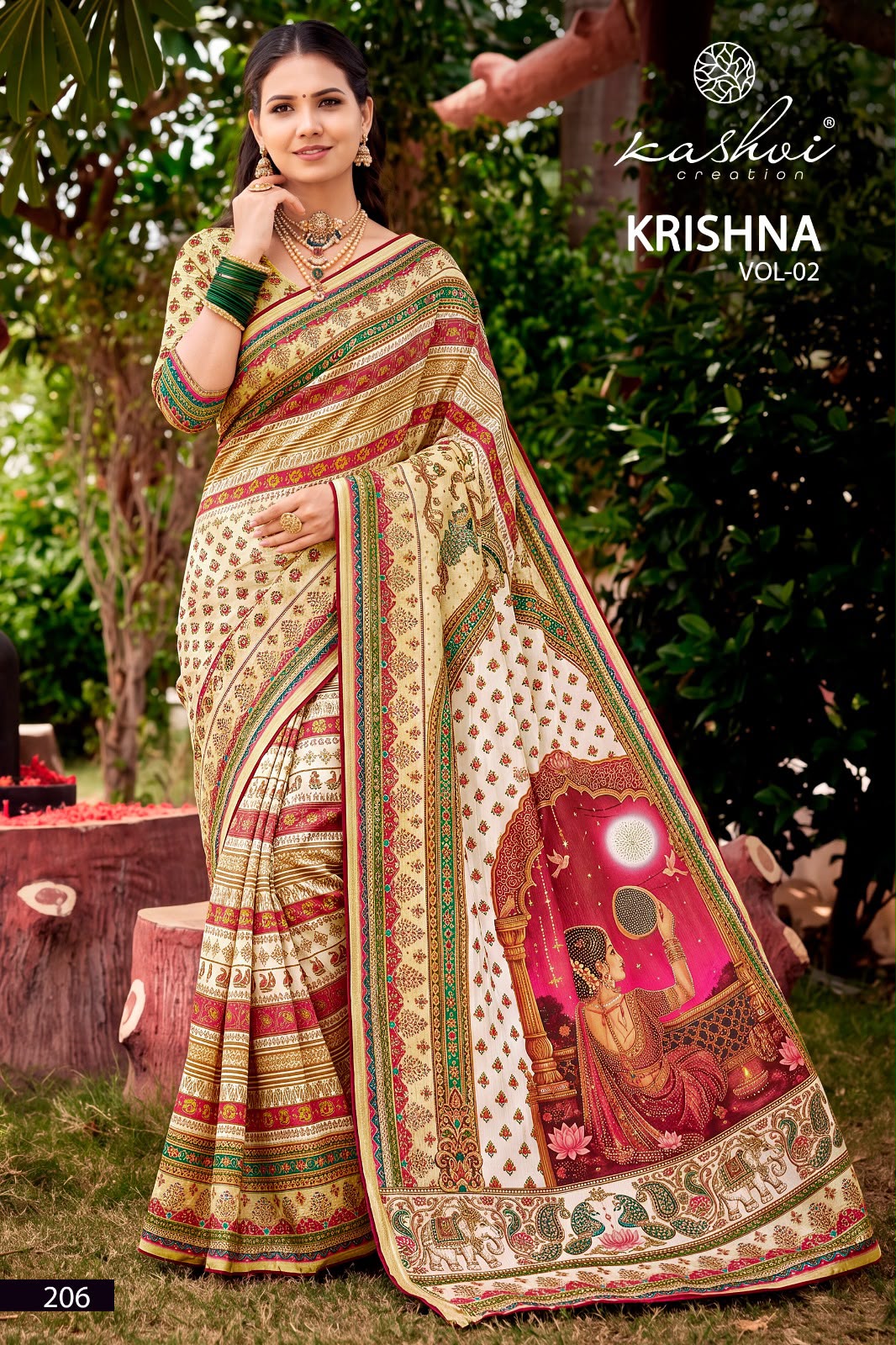 Krishna Vol 2 Kashvi Creation Sarees Exporter