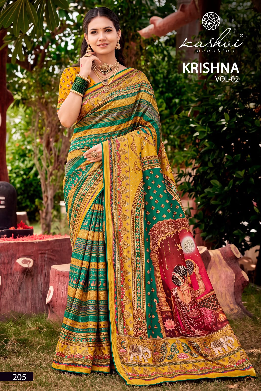 Krishna Vol 2 Kashvi Creation Sarees Exporter