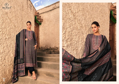 Krishvi Rupali Viscose Pashmina Suits Supplier