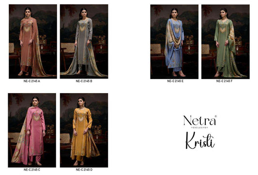 Kristi Netra Cotton Pant Style Suits Wholesaler India