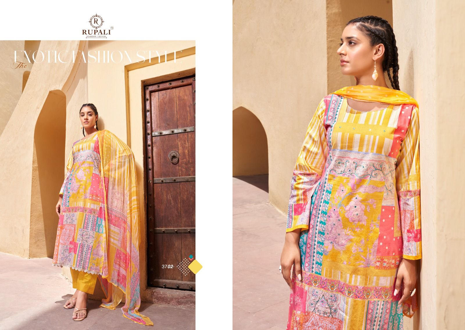 Rupali lawn suits top