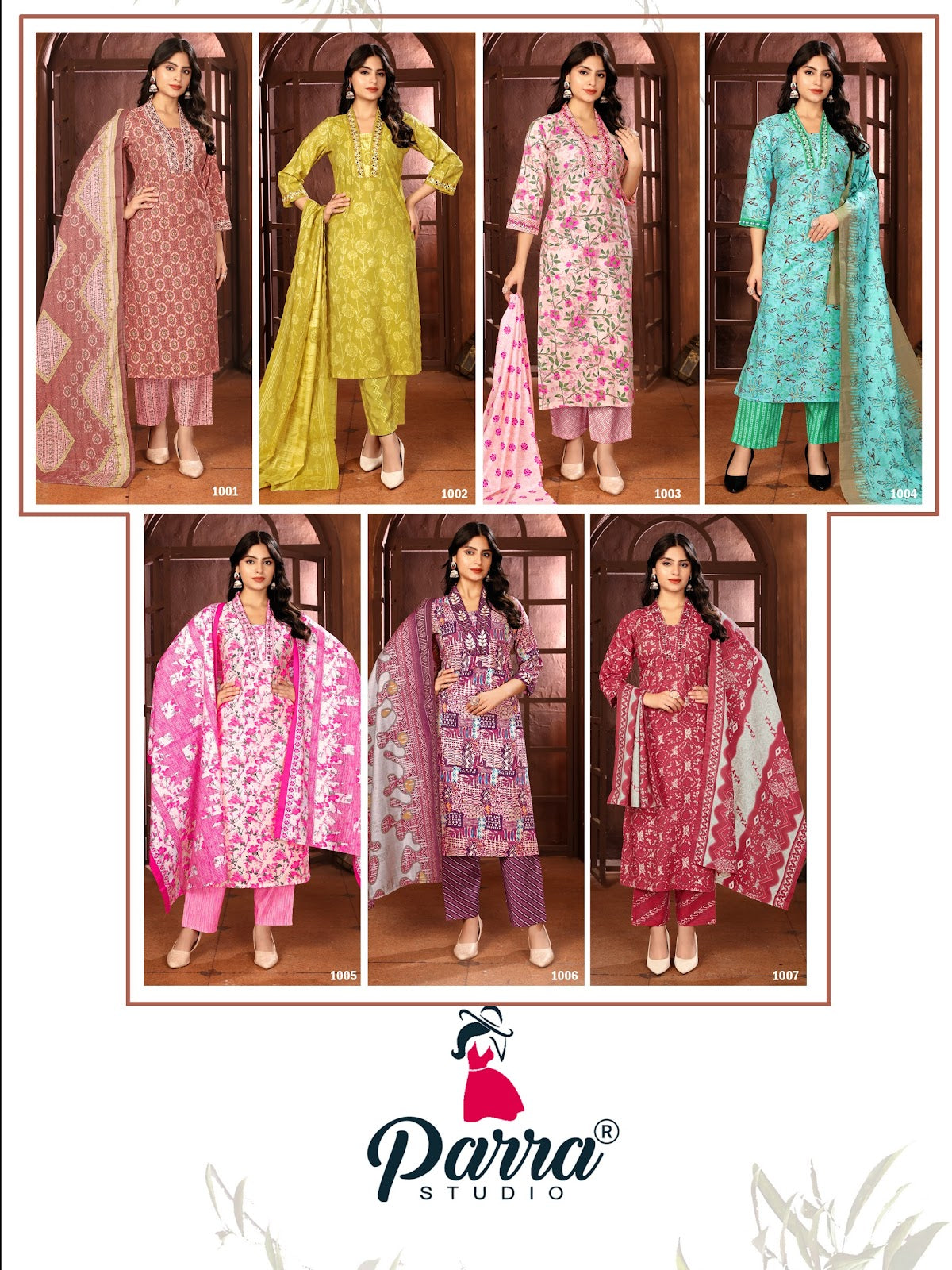 Kriti Parra Studio Chanderi Readymade Pant Style Suits Exporter Gujarat