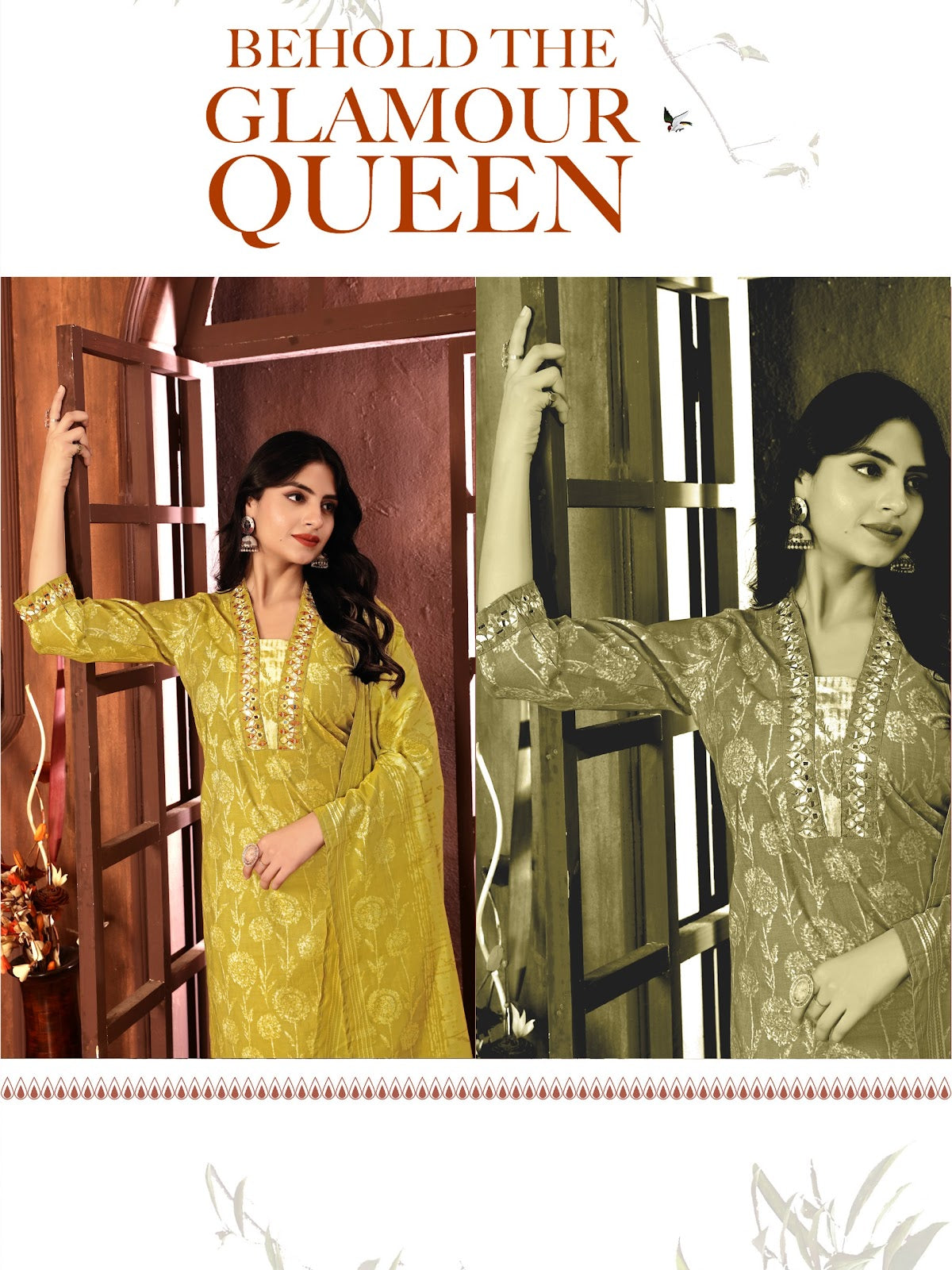 Kriti Parra Studio Chanderi Readymade Pant Style Suits Exporter Gujarat