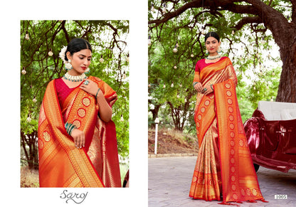 Kritigya Silk Vol 1 Saroj Tissue Sarees Wholesale Price