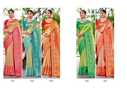 Kritigya Silk Vol 4 Saroj Tissue Sarees Exporter Gujarat