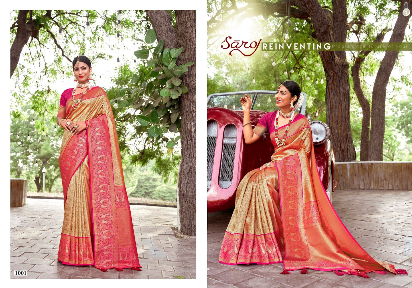 Kritigya Silk Vol 4 Saroj Tissue Sarees Exporter Gujarat