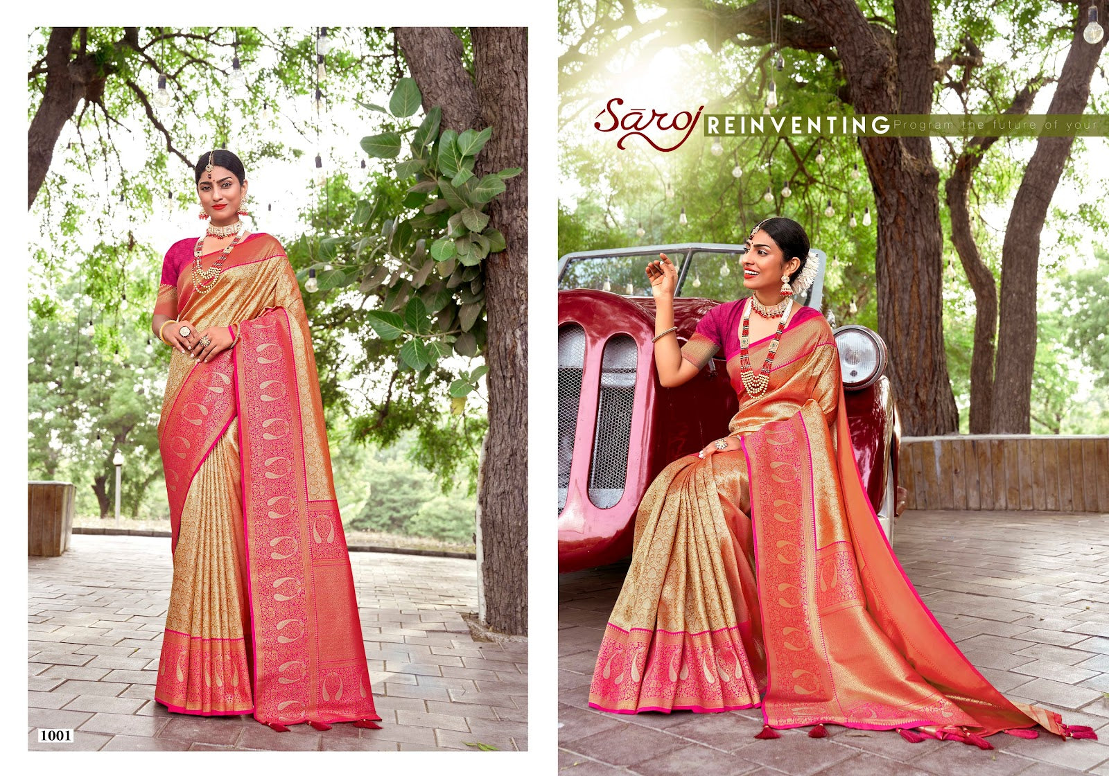 Kritigya Silk Vol 4 Saroj Tissue Sarees Exporter Gujarat