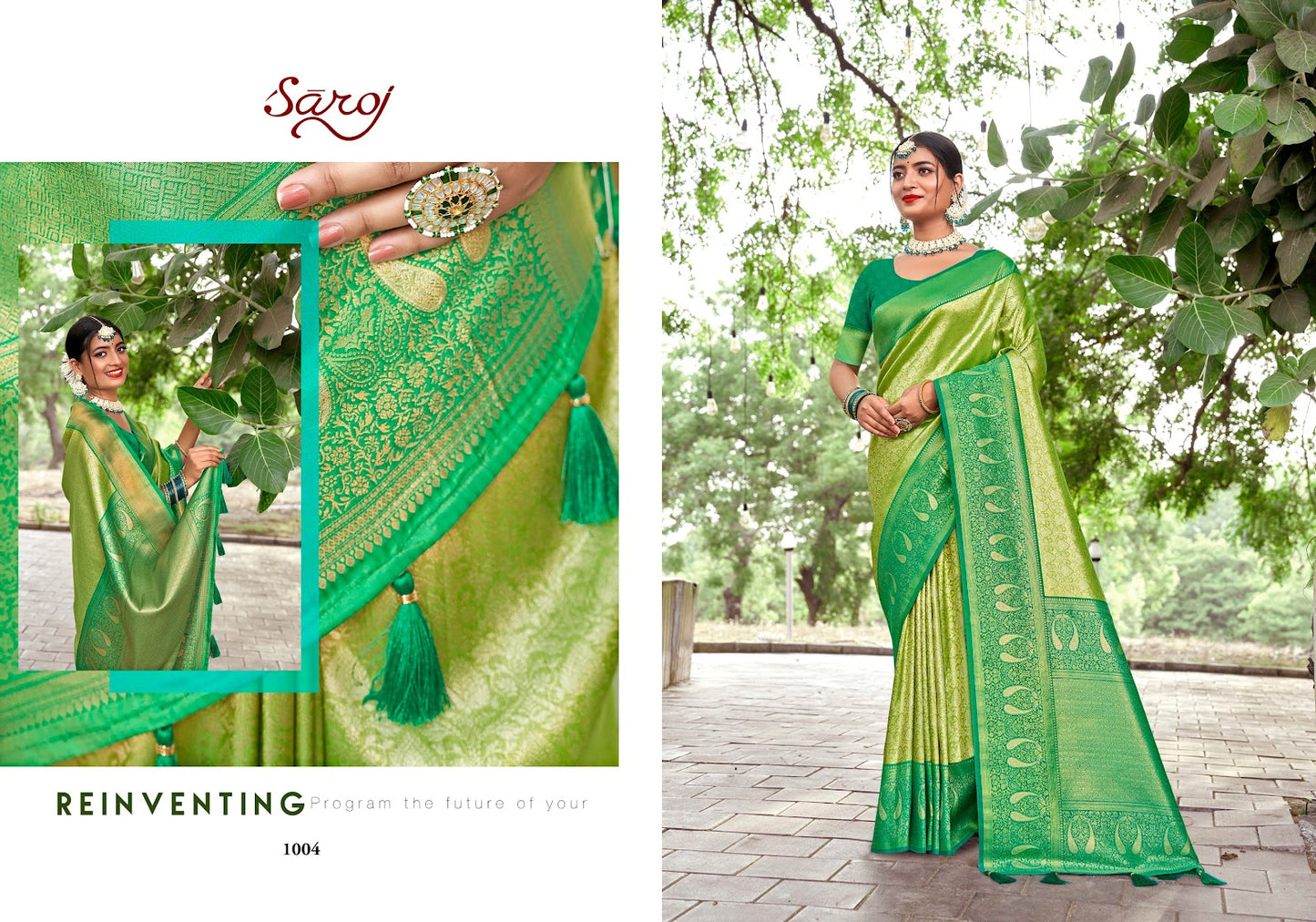 Kritigya Silk Vol 4 Saroj Tissue Sarees Exporter Gujarat