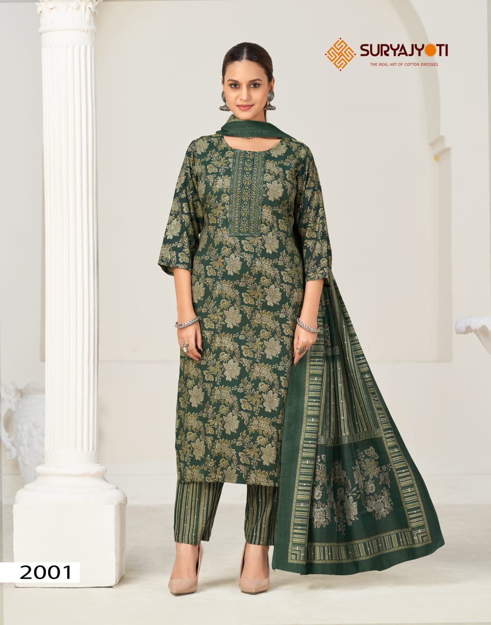 Kritika Advance Vol 2 Suryajyoti Rayon Capsule Readymade Pant Style Suits Exporter