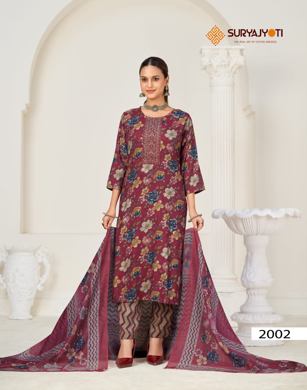 Kritika Advance Vol 2 Suryajyoti Rayon Capsule Readymade Pant Style Suits Exporter