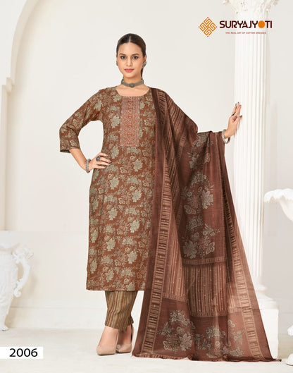 Kritika Advance Vol 2 Suryajyoti Rayon Capsule Readymade Pant Style Suits Exporter