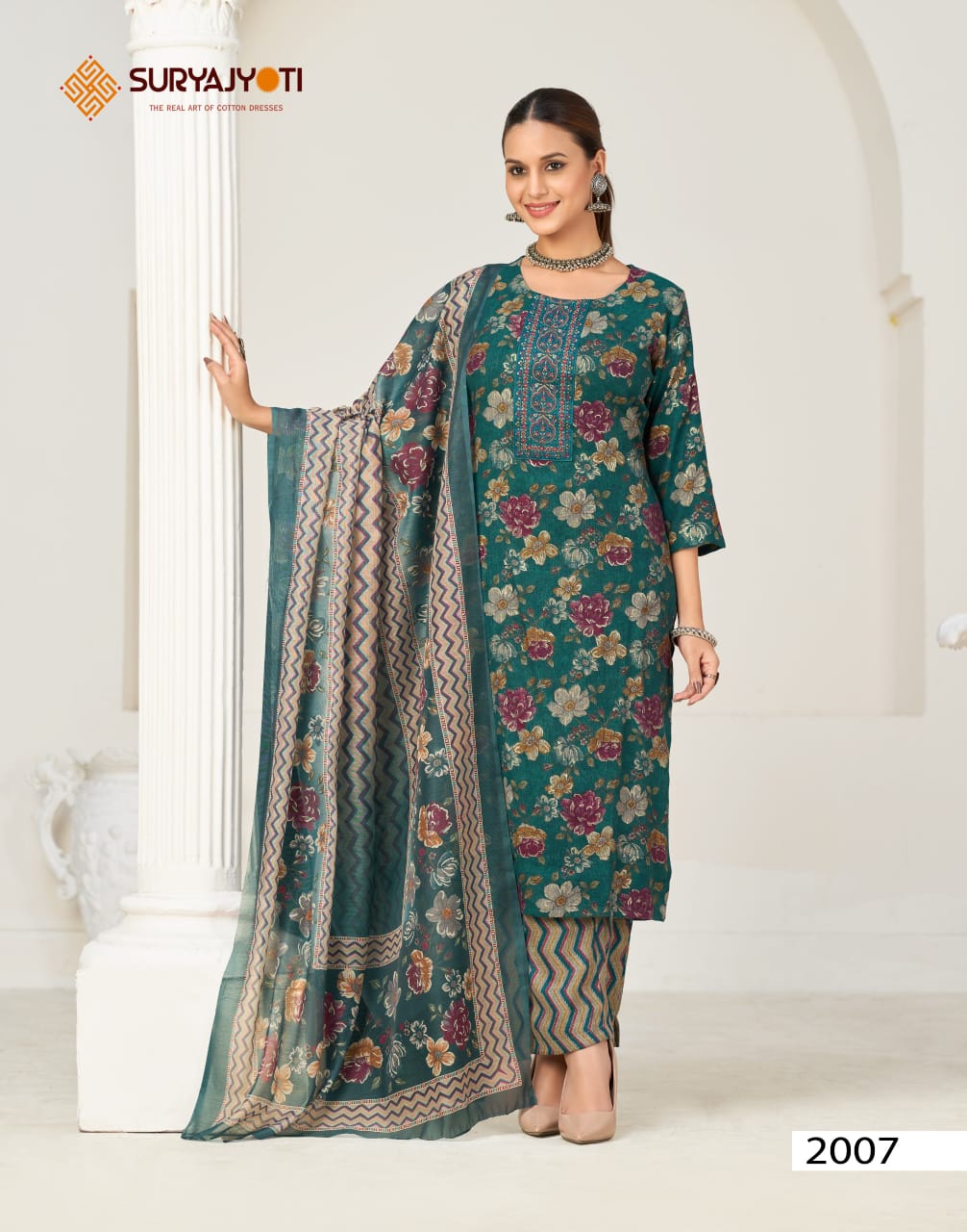 Kritika Advance Vol 2 Suryajyoti Rayon Capsule Readymade Pant Style Suits Exporter