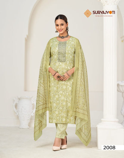Kritika Advance Vol 2 Suryajyoti Rayon Capsule Readymade Pant Style Suits Exporter