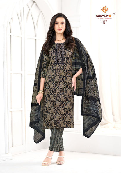 Kritika Advance Vol 3 Suryajyoti Rayon Capsule Readymade Pant Style Suits Wholesaler India