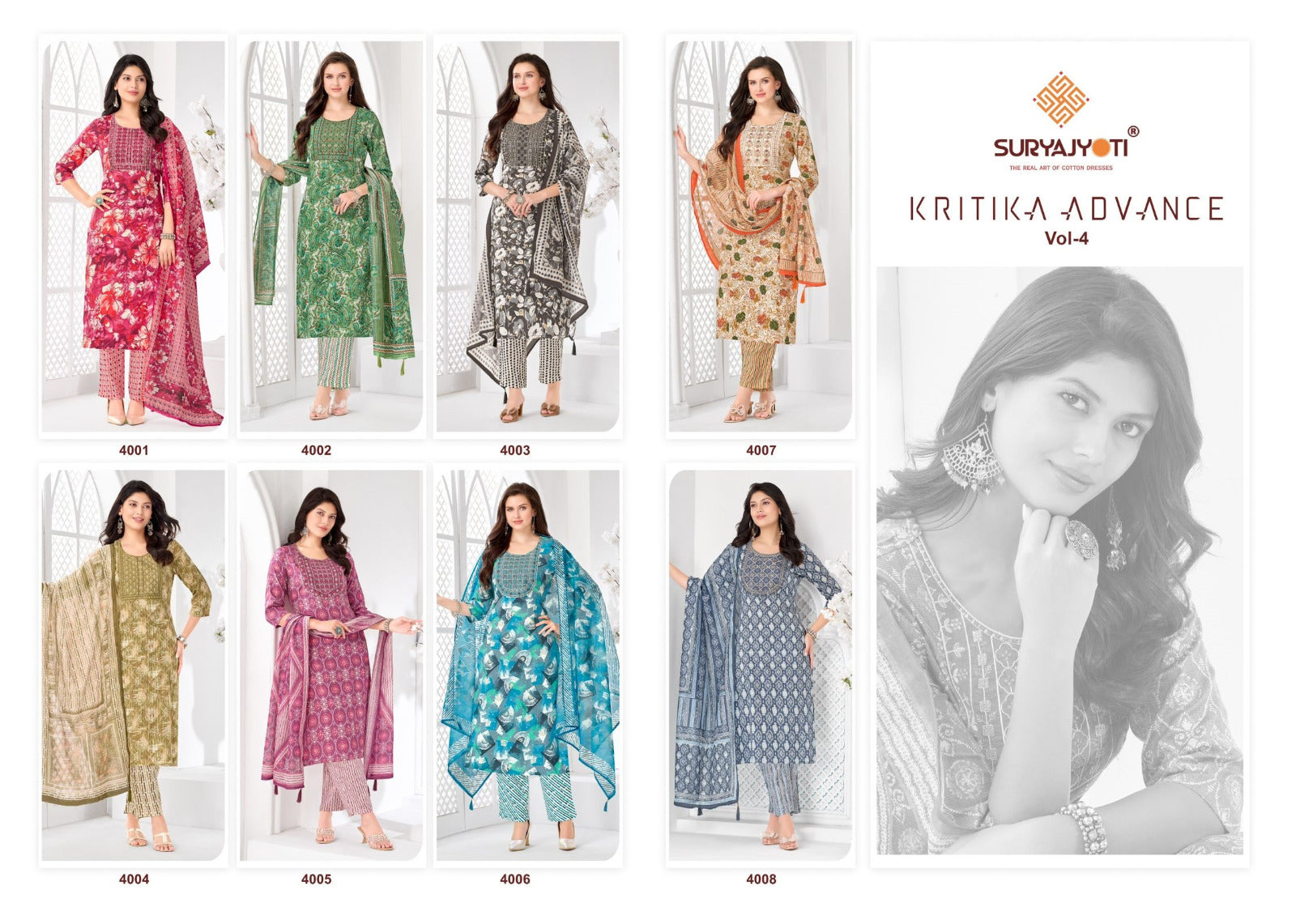 Kritika Advance Vol 4 Suryajyoti Rayon Capsule Readymade Pant Style Suits Wholesale Price