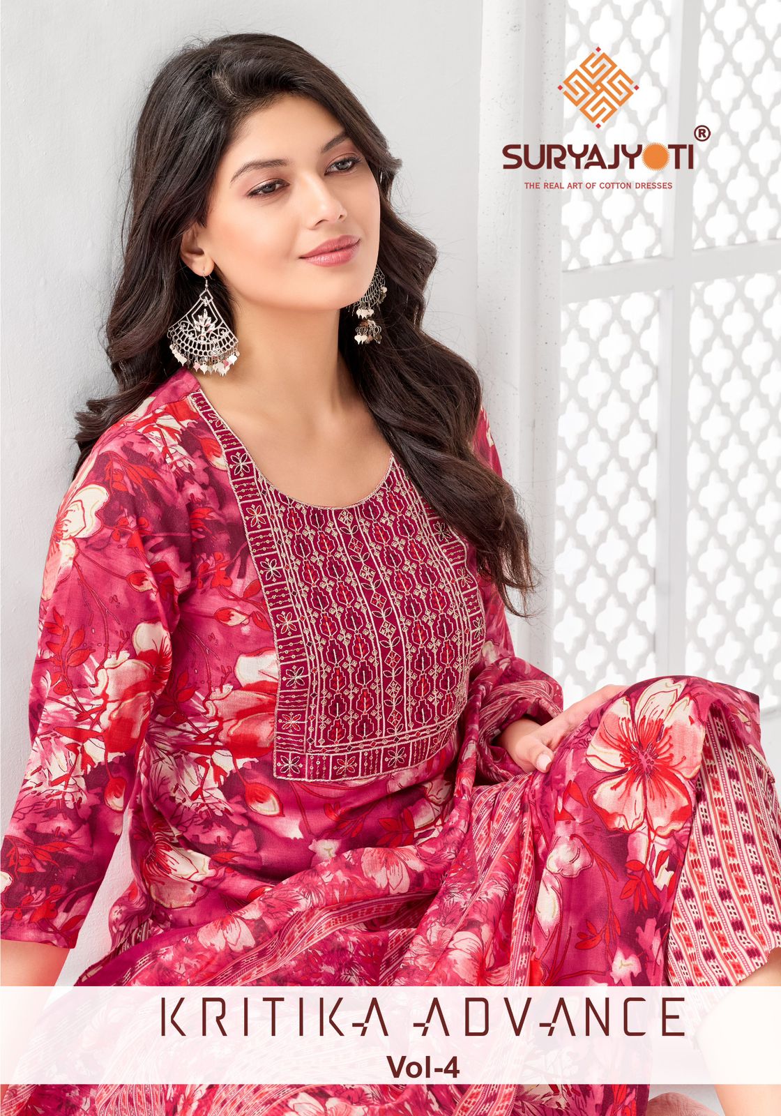 Kritika Advance Vol 4 Suryajyoti Rayon Capsule Readymade Pant Style Suits Wholesale Price