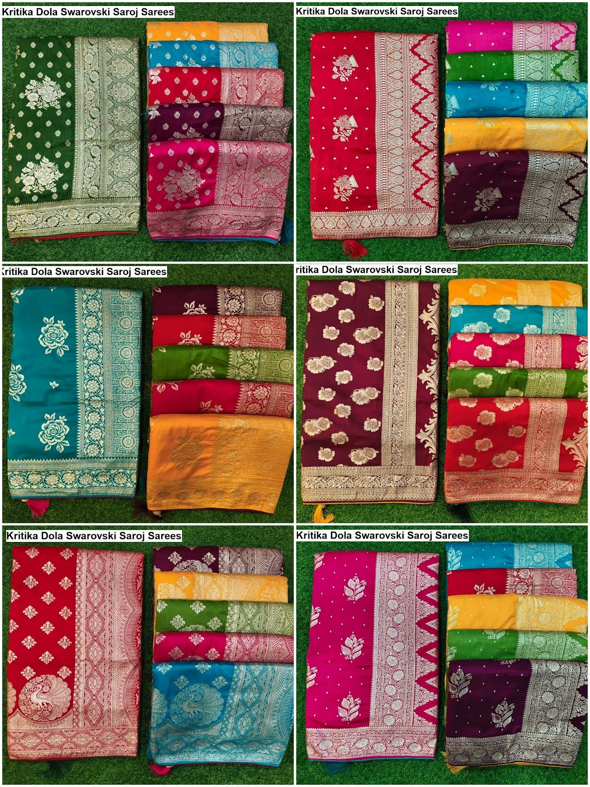 Kritika Dola Swarovski Saroj Muslin Sarees Manufacturer Gujarat