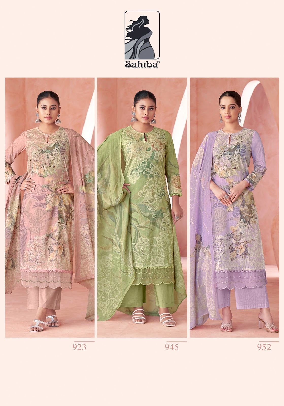 Kritika Sahiba Cotton Lawn Pant Style Suits Supplier Ahmedabad