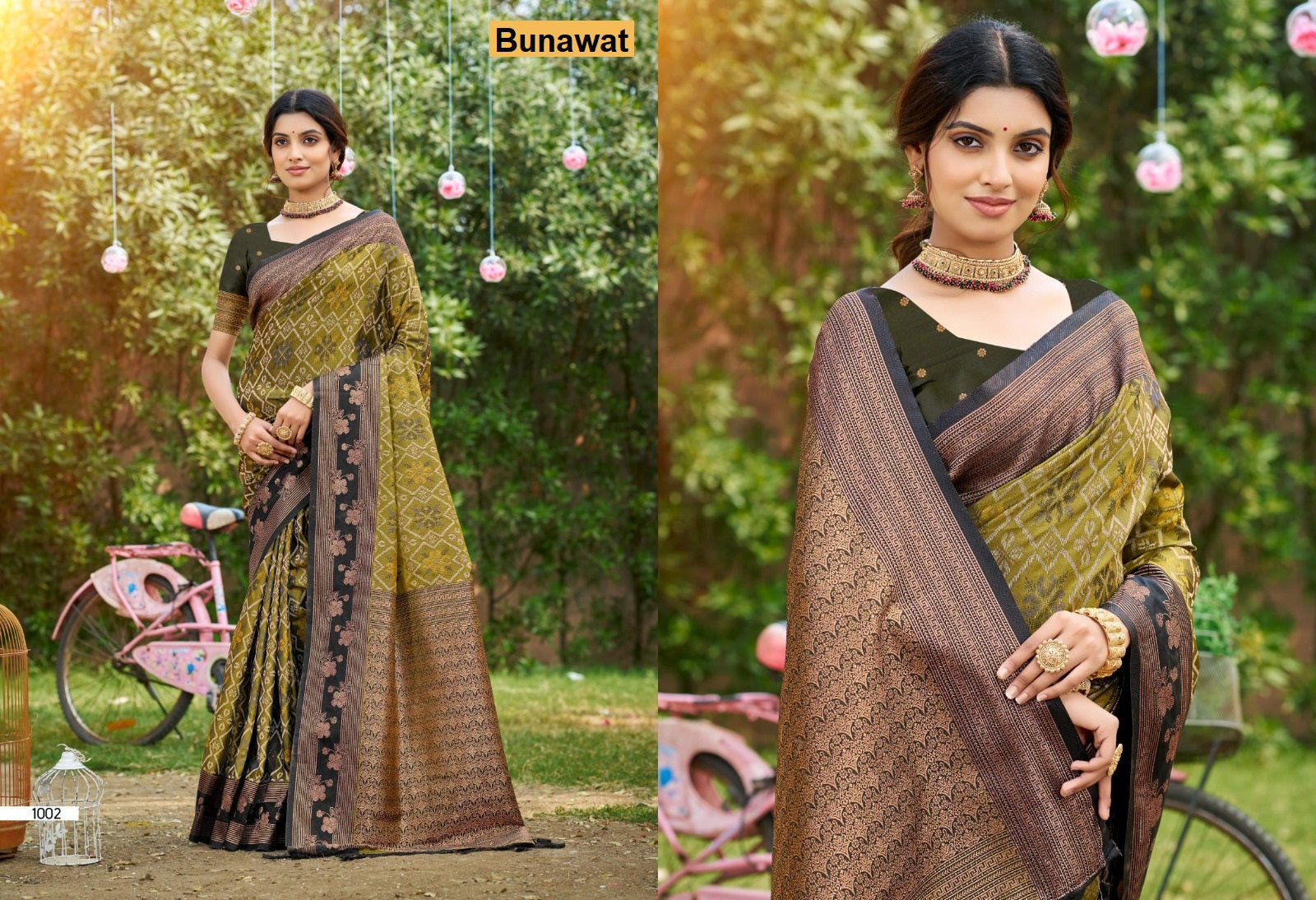 Kritika Silk Bunawat Sarees Supplier Ahmedabad