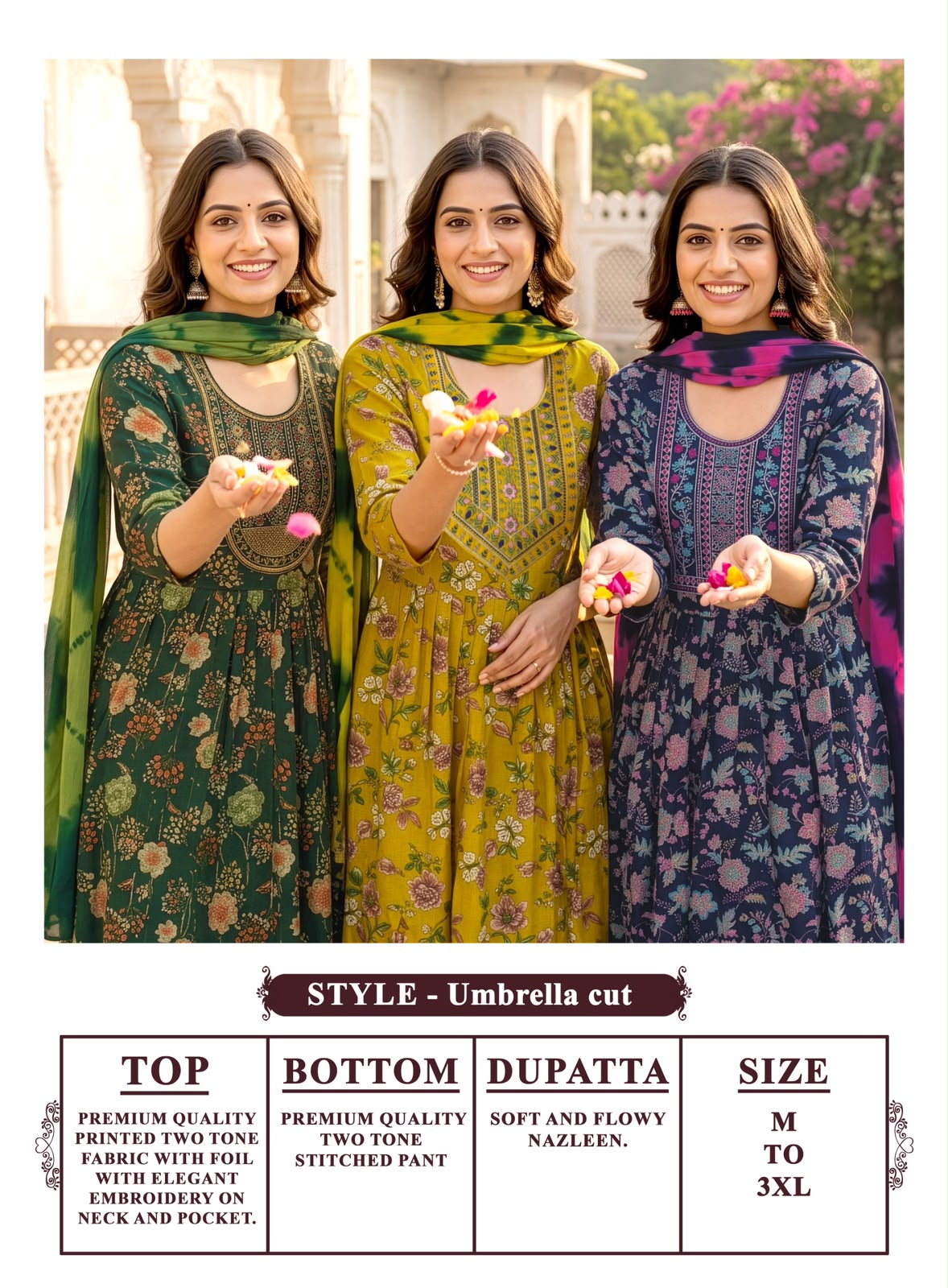 Kritika Vol 1 Erraha Two Tone Readymade Pant Style Suits Exporter