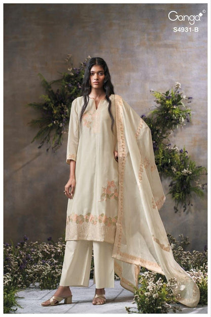Kritvya S4931 Ganga Viscose Plazzo Style Suits Exporter Ahmedabad