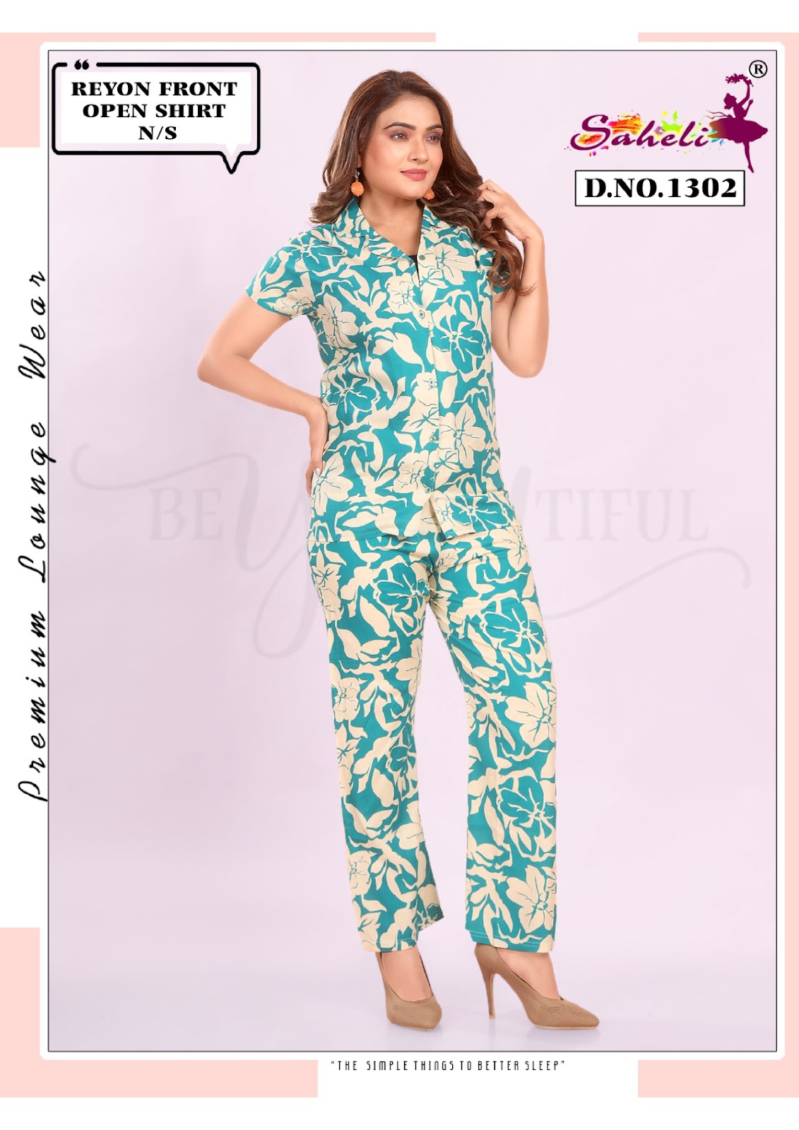 Kriva 1302 Saheli Reyon Co Ord Set Wholesaler Gujarat