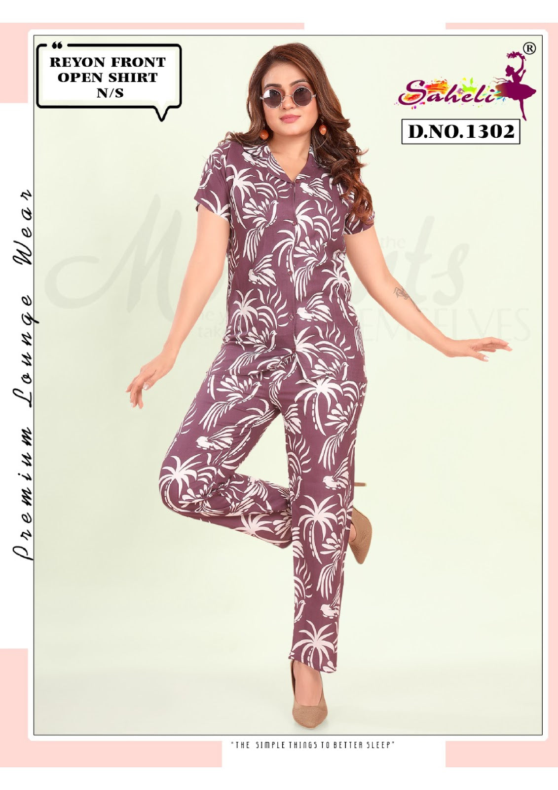 Kriva 1302 Saheli Reyon Co Ord Set Wholesaler Gujarat