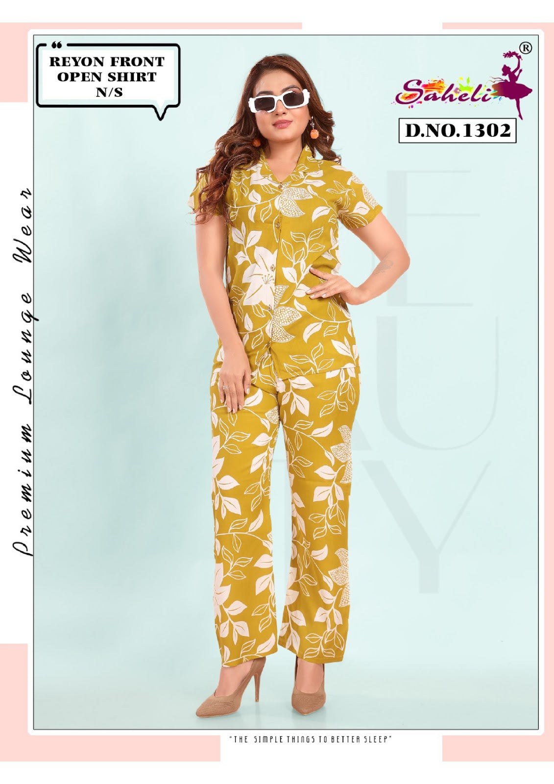 Kriva 1302 Saheli Reyon Co Ord Set Wholesaler Gujarat