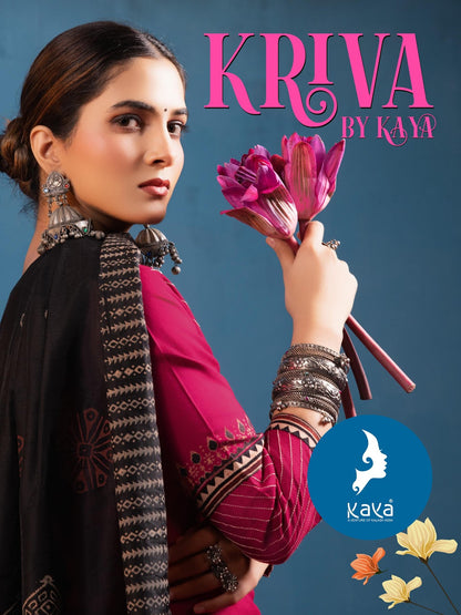 Kriva Kaya Rayon Readymade Plazzo Style Suits Wholesale