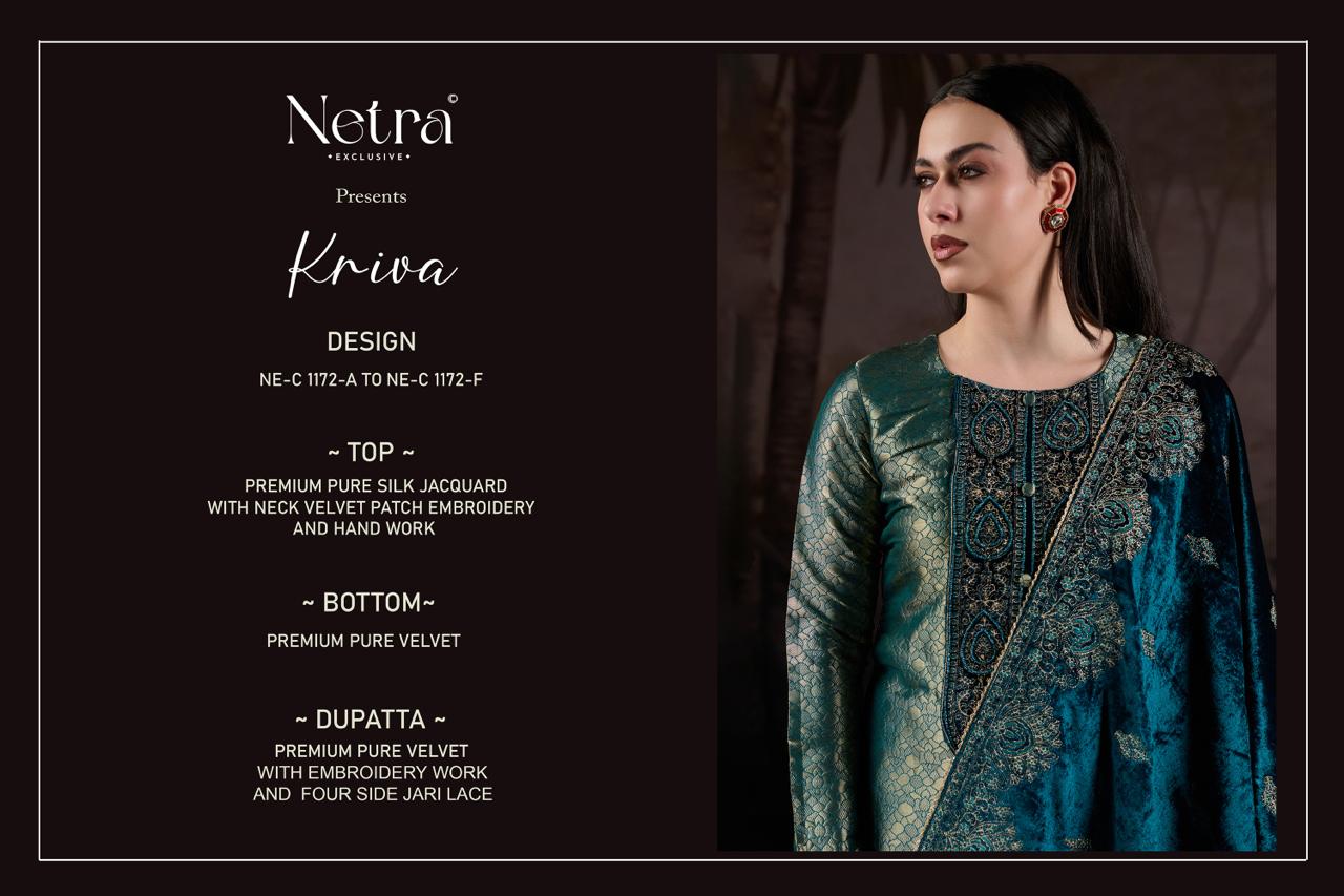 Kriva Netra Velvet Suits Supplier