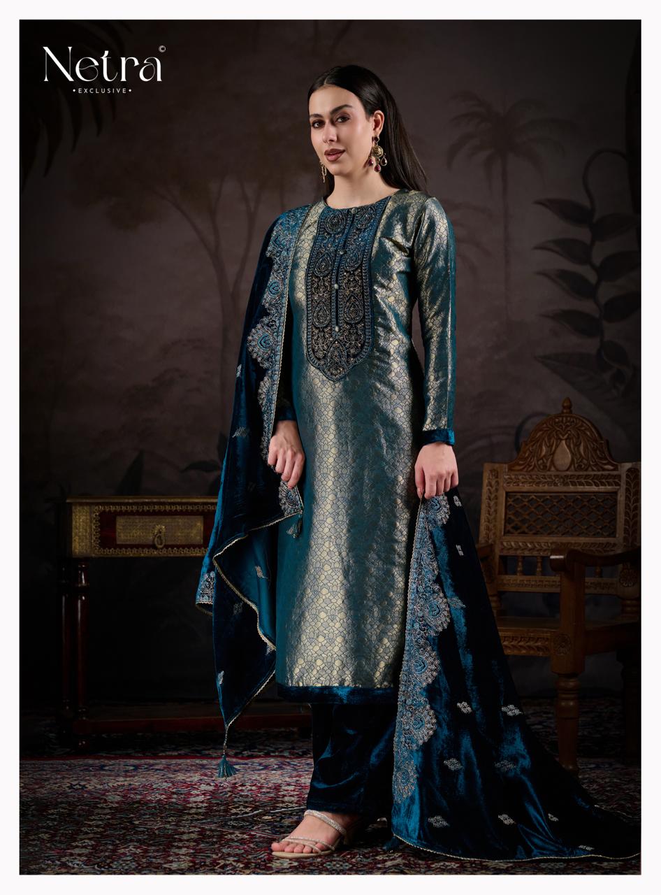 Kriva Netra Velvet Suits Supplier