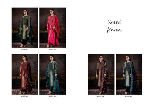 Kriva Netra Velvet Suits Supplier