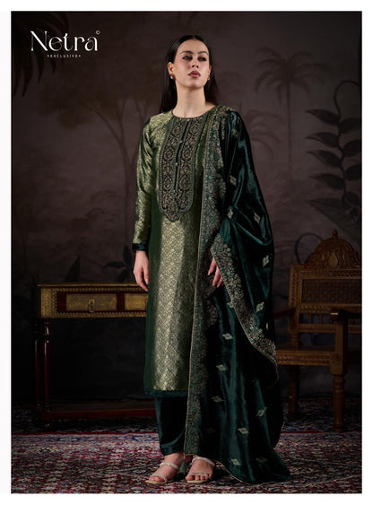 Kriva Netra Velvet Suits Supplier