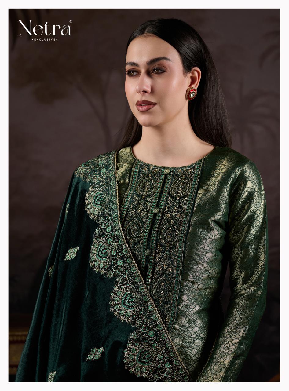 Kriva Netra Velvet Suits Supplier