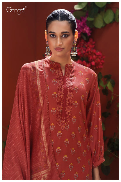 Krivya 3897 Ganga Pashmina Suits Supplier India