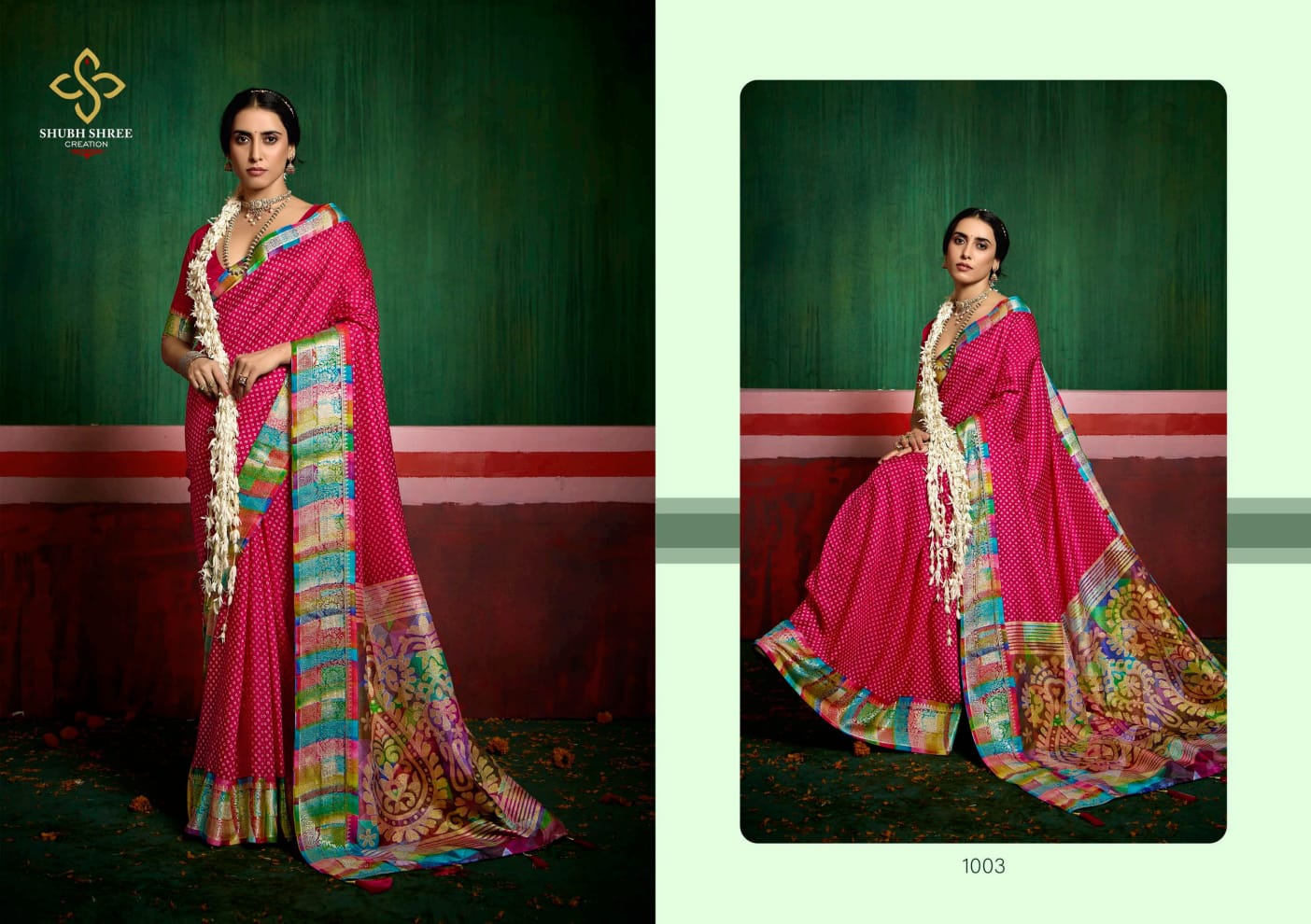 Kriyansh Shubh Shree Tusser Silk Sarees Wholesale Price