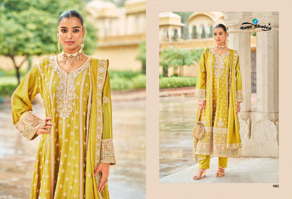Kronis Your Choice Chinon Pakistani Readymade Suits Supplier Ahmedabad