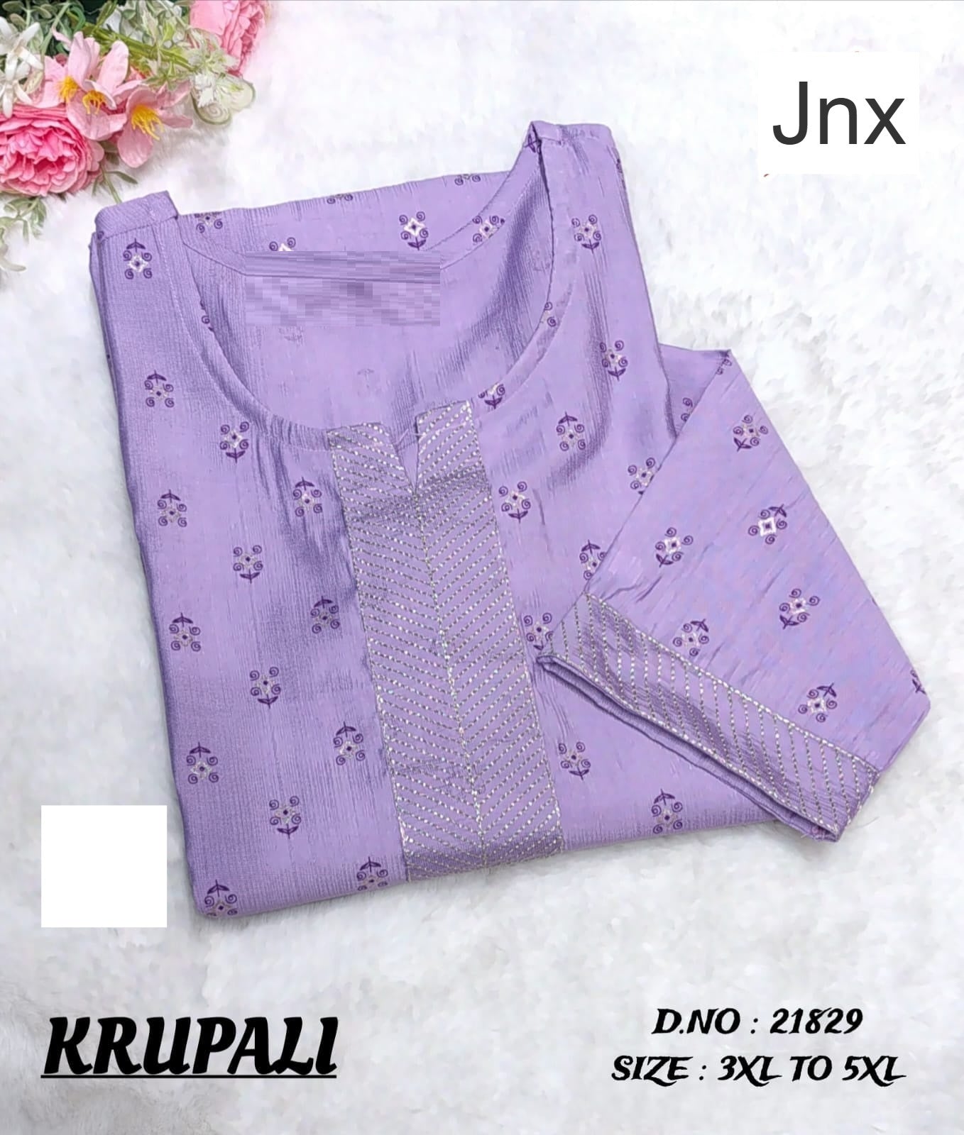 Krupali 020126 Jnx Plus Size Kurtis Wholesaler Ahmedabad