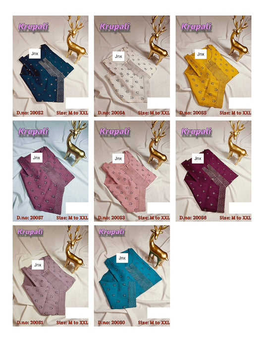 Krupali Jnx Vetican Kurti With Pocket Manufacturer Gujarat