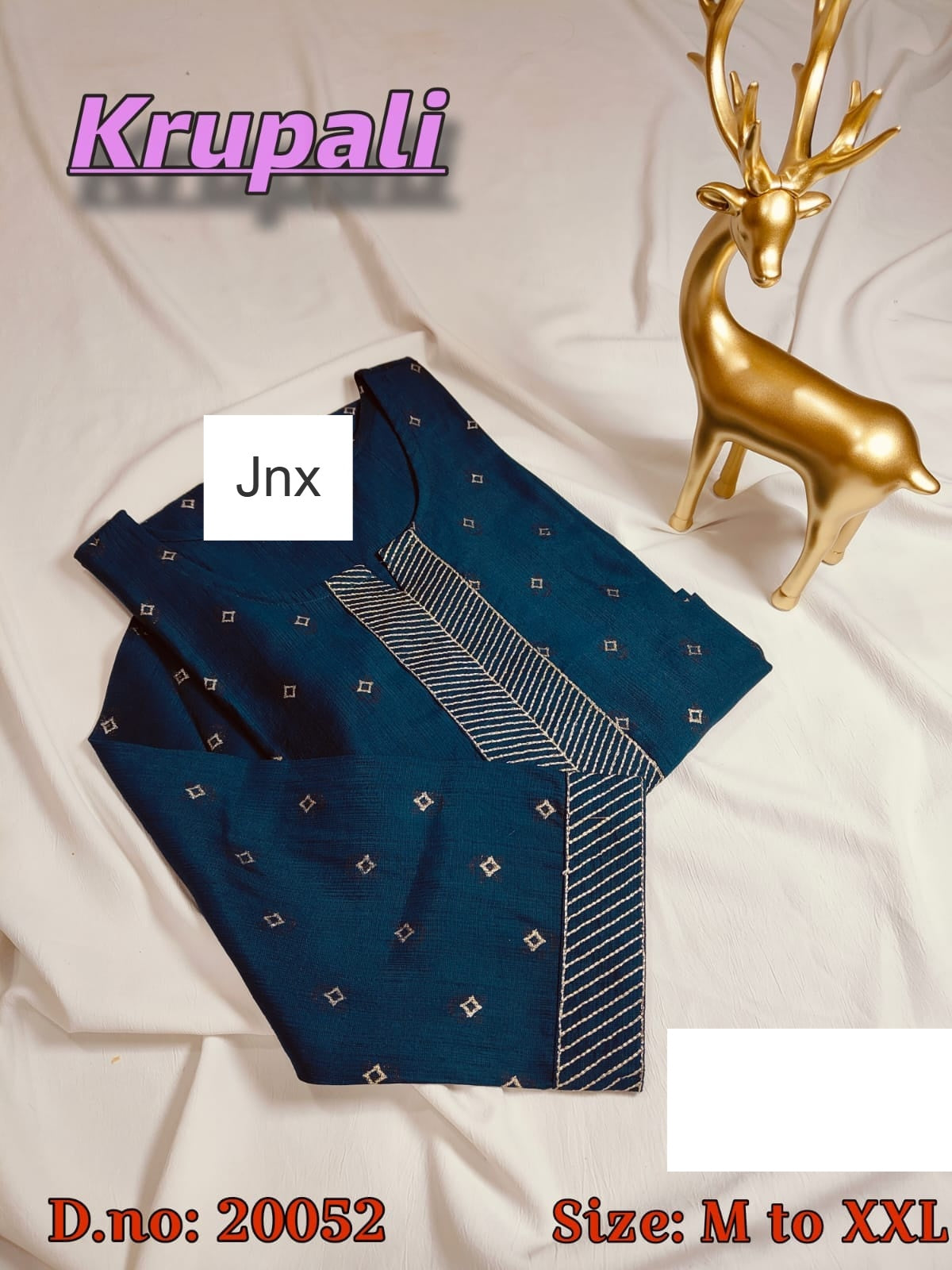 Krupali Jnx Vetican Kurti With Pocket Manufacturer Gujarat